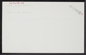 Bankhead, NS94NE 23, Ordnance Survey index card, page number 2, Recto