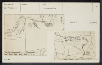 Kinneil Mill, NS97NE 24, Ordnance Survey index card, page number 1, Recto