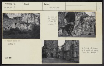 Culross, Culross Abbey, NS98NE 3, Ordnance Survey index card, page number 3, Recto