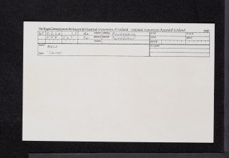 Bield, NT02SE 13, Ordnance Survey index card, Recto