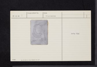 Camps Knowe Wood, NT02SW 1, Ordnance Survey index card, Recto