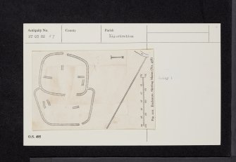 Skirling Mains, NT03NE 27, Ordnance Survey index card, Recto