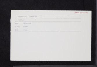 Netherton, NT03NW 69, Ordnance Survey index card, Recto