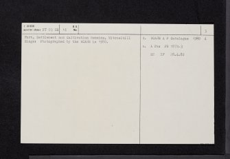 Mitchelhill Rings, NT03SE 14, Ordnance Survey index card, page number 3, Recto