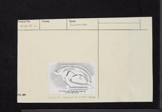 Snaip Hill, NT03SW 44, Ordnance Survey index card, Verso