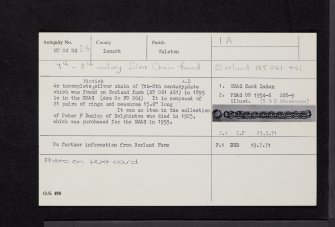 Borland, NT04NE 24, Ordnance Survey index card, Recto