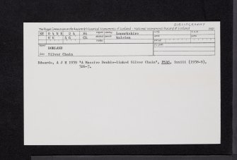 Borland, NT04NE 24, Ordnance Survey index card, Recto