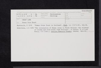 Great Laws, NT04SE 9, Ordnance Survey index card, Recto