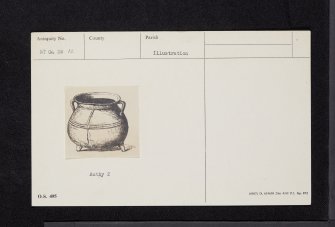 Carwood, NT04SW 12, Ordnance Survey index card, Recto