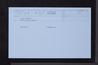 East Colzium, NT05NE 8, Ordnance Survey index card, Recto