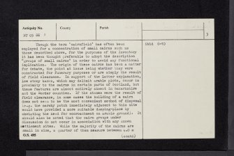 Easton-Medwin Water, NT05SE 3, Ordnance Survey index card, page number 3, Recto