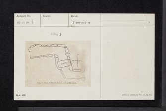 Wester Yardhouses, NT05SW 1, Ordnance Survey index card, page number 2, Verso
