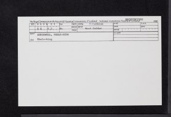 Addiewell, Shale-Oil Works, NT06SW 21, Ordnance Survey index card, Recto