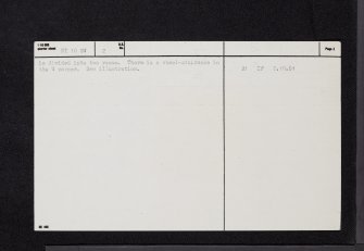 Breconside, NT10SW 2, Ordnance Survey index card, page number 2, Verso