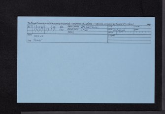 Dreva, NT13NW 16, Ordnance Survey index card, Recto