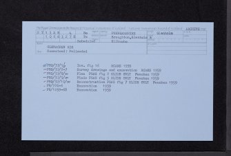 Glenachan Rig, NT13SW 4, Ordnance Survey index card, Recto