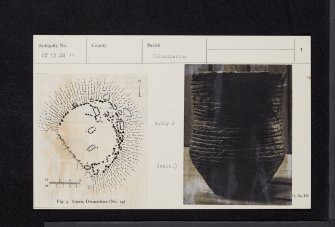 Drumelzier, NT13SW 12, Ordnance Survey index card, page number 1, Recto