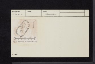 Drum Maw, NT14NE 2, Ordnance Survey index card, Recto