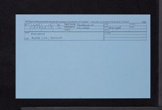 Romanno, NT14NE 15, Ordnance Survey index card, Recto