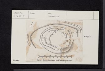 Blyth Bank Hill, NT14NW 7, Ordnance Survey index card, Recto