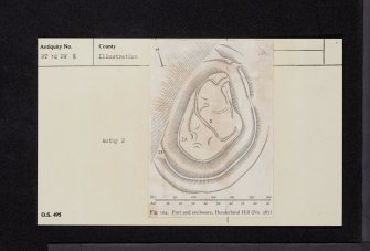 Henderland Hill, NT14NW 8, Ordnance Survey index card, Recto