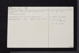 Easter Happrew, NT14SE 1, Ordnance Survey index card, page number 3, Recto