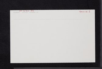 Castlecraig, NT14SW 37, Ordnance Survey index card, page number 2, Recto