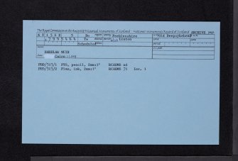 Harelaw Muir, NT15SE 5, Ordnance Survey index card, Recto