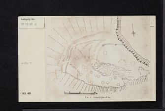 Kaimes Hill, NT16NW 2, Ordnance Survey index card, page number 1, Recto