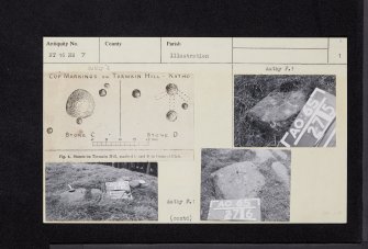Tormain Hill 1, NT16NW 7, Ordnance Survey index card, page number 1, Recto