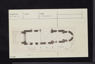 Dalmeny, Main Street, Dalmeny Parish Church, NT17NW 29, Ordnance Survey index card, Recto