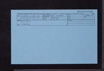 Westfield, Steading, East Range, NT17NW 67, Ordnance Survey index card, Recto