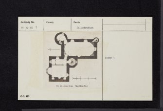 Edinburgh, Glasgow Road, Castle Gogar, NT17SE 9, Ordnance Survey index card, Recto