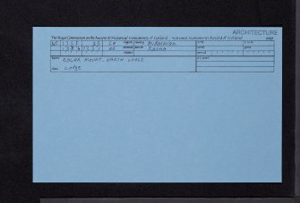 Edinburgh, Glasgow Road, Gogar Mount House, North Lodge, NT17SE 35, Ordnance Survey index card, Recto