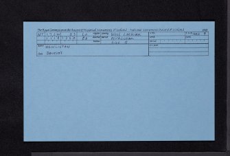 Newliston House, Dovecot, NT17SW 33, Ordnance Survey index card, Recto