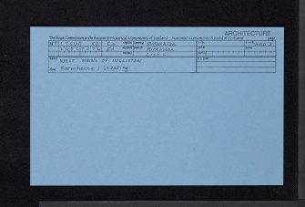 West Mains Of Ingliston, NT17SW 50, Ordnance Survey index card, Recto