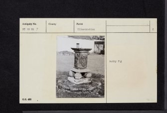 Aberdour House, NT18NE 7, Ordnance Survey index card, page number 2, Verso