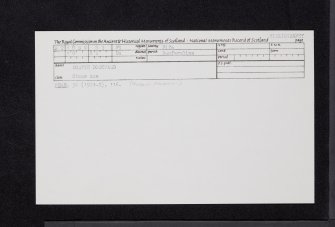 Rosyth Dockyard, NT18SW 83, Ordnance Survey index card, Recto