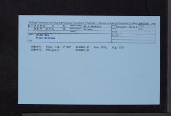 Bught Rig, NT22NE 2, Ordnance Survey index card, Recto