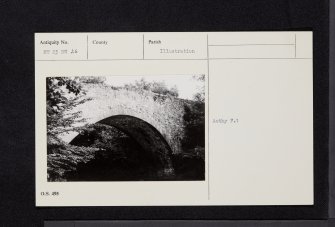 Old Manor Bridge, NT23NW 26, Ordnance Survey index card, Recto