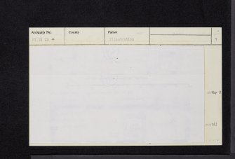 Peebles, Cross Road, Cross Kirk, NT24SE 4, Ordnance Survey index card, page number 1, Recto