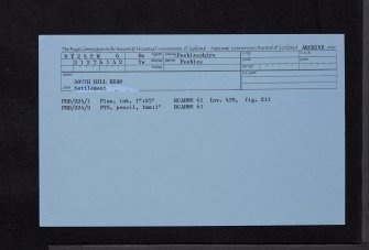 South Hill Head, NT24SW 6, Ordnance Survey index card, Recto