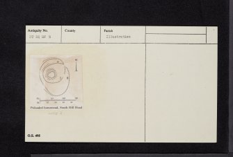 South Hill Head, NT24SW 8, Ordnance Survey index card, Recto