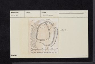 Meldon Burn, NT24SW 15, Ordnance Survey index card, Recto