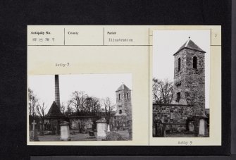 Penicuik, St Kentigern's Church And Churchyard, NT25NW 9, Ordnance Survey index card, page number 2, Recto