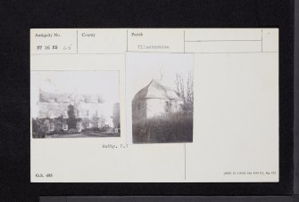 Edinburgh, 19 Winton Loan, Morton House, NT26NE 45, Ordnance Survey index card, Recto