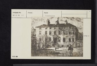 Edinburgh, Coatfield Lane, Balmerino House, NT27NE 32, Ordnance Survey index card, Recto