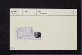 Balbie, NT28NW 11, Ordnance Survey index card, Recto