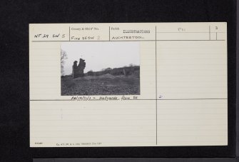 Camilla, NT29SW 5, Ordnance Survey index card, page number 3, Recto