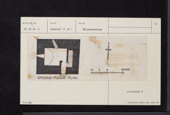 Kirkhope Tower, NT32NE 6, Ordnance Survey index card, page number 2, Verso